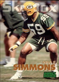 1993 SkyBox Impact #375 Wayne Simmons Front
