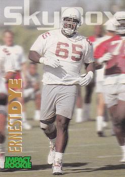 1993 SkyBox Impact #377 Ernest Dye Front