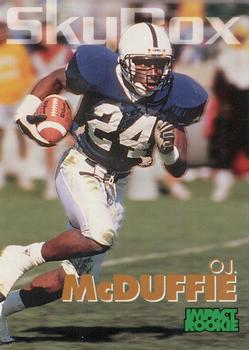 1993 SkyBox Impact #383 O.J. McDuffie Front