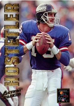 1993 Action Packed - Quarterback Club Braille #7B Jeff Hostetler Front