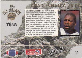 1993 Action Packed All-Madden #11 Charles Haley Back