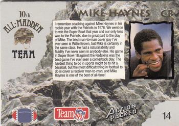 1993 Action Packed All-Madden #14 Mike Haynes Back