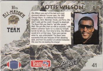 1993 Action Packed All-Madden #41 Otis Wilson Back