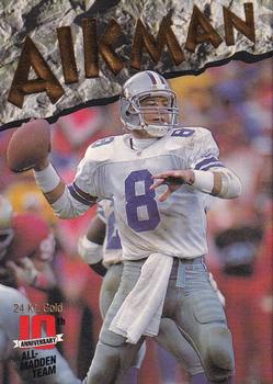 1993 Action Packed All-Madden - 24K Gold #1G Troy Aikman Front