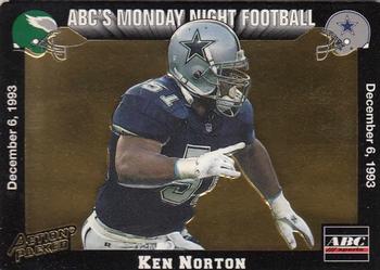 1993 Action Packed Monday Night Football #60 Ken Norton Front