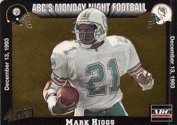1993 Action Packed Monday Night Football #65 Mark Higgs Front