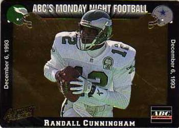1993 Action Packed Monday Night Football #57 Randall Cunningham Front