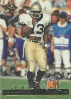 1993 Classic - Gold #67 Tom Carter Front