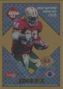 1993 Collector's Edge - Edge F/X Gold #F/X22 Ricky Watters Front