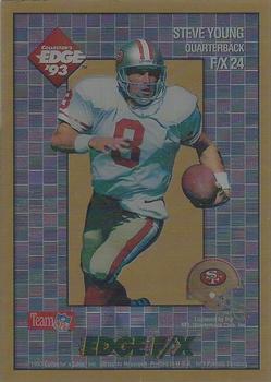 1993 Collector's Edge - Edge F/X Gold #F/X24 Steve Young Front