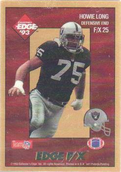 1993 Collector's Edge - Edge F/X Gold #F/X25 Howie Long Front