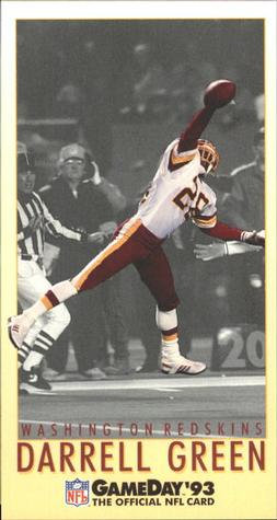 1993 GameDay #16 Darrell Green Front