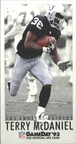 1993 GameDay #19 Terry McDaniel Front