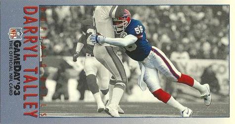 1993 GameDay #24 Darryl Talley Front