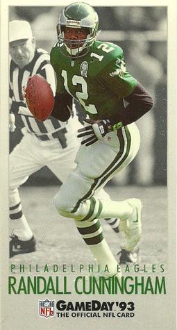 1993 GameDay #25 Randall Cunningham Front