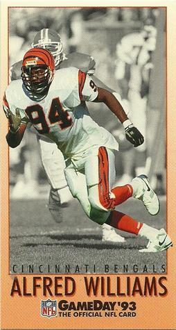 1993 GameDay #138 Alfred Williams Front