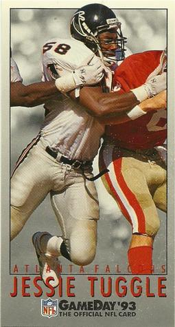 1993 GameDay #140 Jessie Tuggle Front