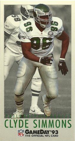 1993 GameDay #143 Clyde Simmons Front