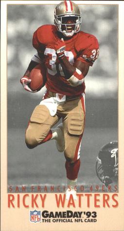 1993 GameDay #181 Ricky Watters Front