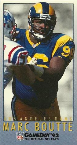 1993 GameDay #185 Marc Boutte Front