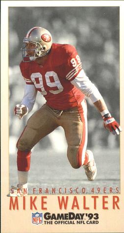 1993 GameDay #202 Michael Walter Front
