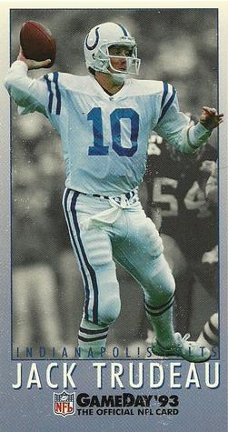 1993 GameDay #208 Jack Trudeau Front