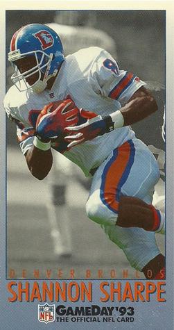 1993 GameDay #240 Shannon Sharpe Front