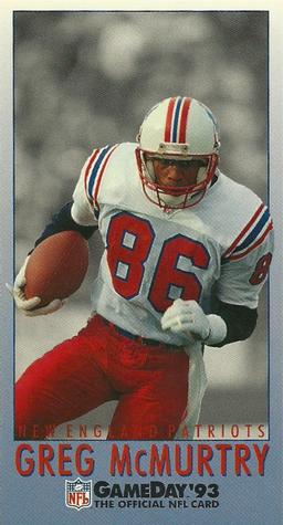 1993 GameDay #264 Greg McMurtry Front