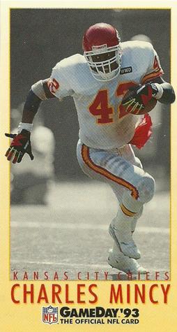 1993 GameDay #358 Charles Mincy Front