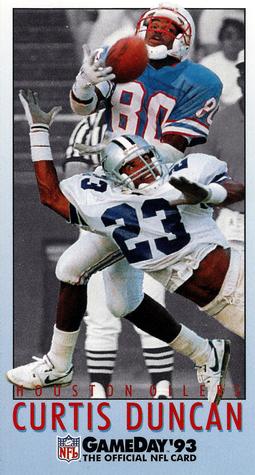 1993 GameDay #377 Curtis Duncan Front