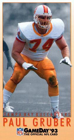 1993 GameDay #396 Paul Gruber Front