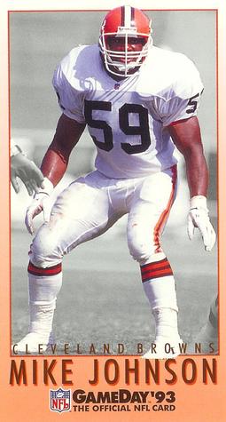1993 GameDay #404 Mike Johnson Front