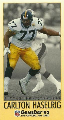 1993 GameDay #436 Carlton Haselrig Front