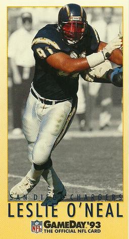 1993 GameDay #440 Leslie O'Neal Front