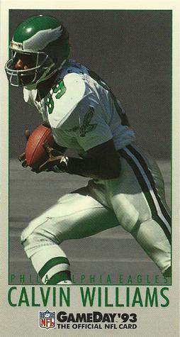 1993 GameDay #457 Calvin Williams Front