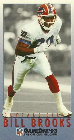 1993 GameDay #468 Bill Brooks Front