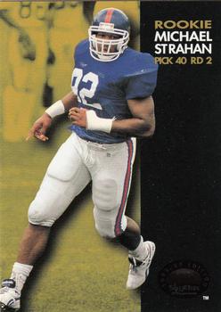 1993 SkyBox Premium #144 Michael Strahan Front