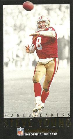 1993 GameDay - Gamebreakers #3 Steve Young Front