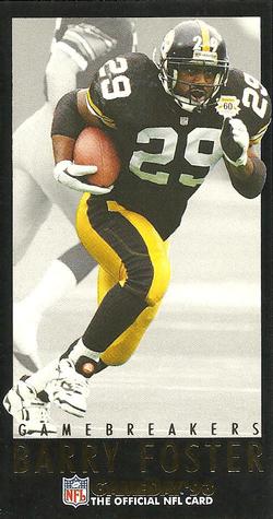 1993 GameDay - Gamebreakers #9 Barry Foster Front