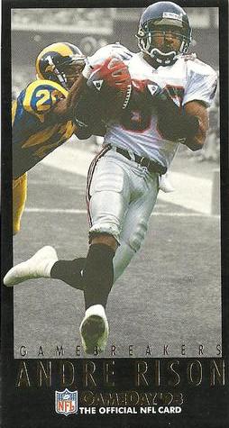 1993 GameDay - Gamebreakers #15 Andre Rison Front