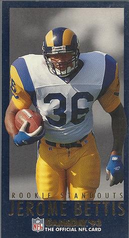 1993 GameDay - Rookie Standouts #4 Jerome Bettis Front