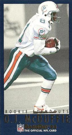 1993 GameDay - Rookie Standouts #7 O.J. McDuffie Front