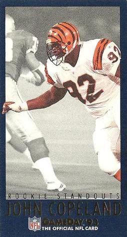 1993 GameDay - Rookie Standouts #13 John Copeland Front