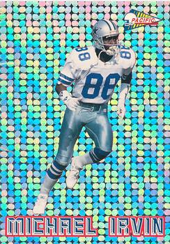 1993 Pacific - Silver Prism Circular #8 Michael Irvin Front