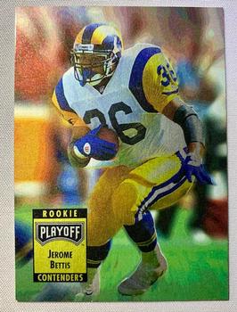 1993 Playoff Contenders - Rookie Contenders #1 Jerome Bettis Front