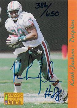 1993 Pro Line Live - Autographs #NNO Keith Jackson Front