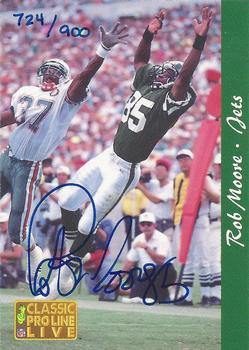 1993 Pro Line Live - Autographs #NNO Rob Moore Front