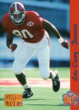 1993 Pro Line Live - Draft Day QVC #NNO Eric Curry Front