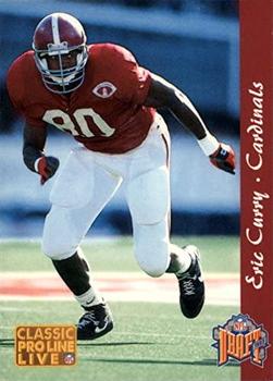1993 Pro Line Live - Draft Day QVC #NNO Eric Curry Front