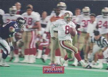 1993 Pro Line Profiles #611 Steve Young Front